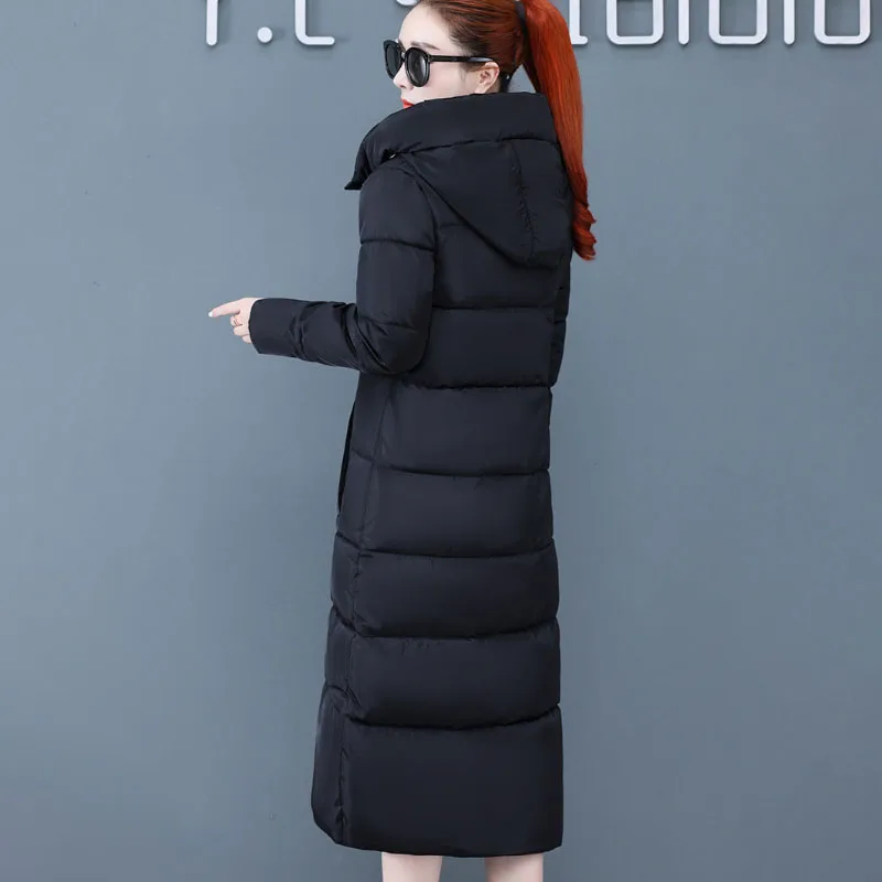 Новинка 2025 года зимняя пуховая куртка с хлопковой подкладкой женское пальто