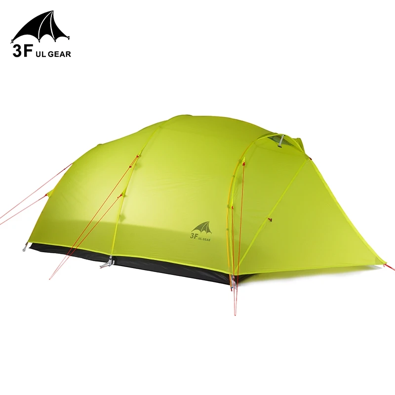 

3F UL GEAR Newest 4 Person 3-4 Season 15D Camping Tent Outdoor Ultralight Hiking Backpacking Hunting Waterproof Tents QingKong4