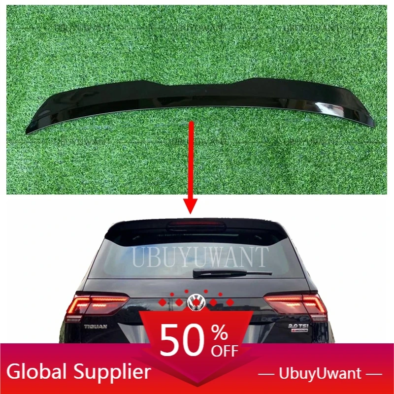 

Заднее крыло для Фольксваген Tiguan, MK2, 5-Dr, 2016, 2017, 2018, 2019, 2020, высокое качество, крыло крыши из АБС-пластика, стандартное расстояние