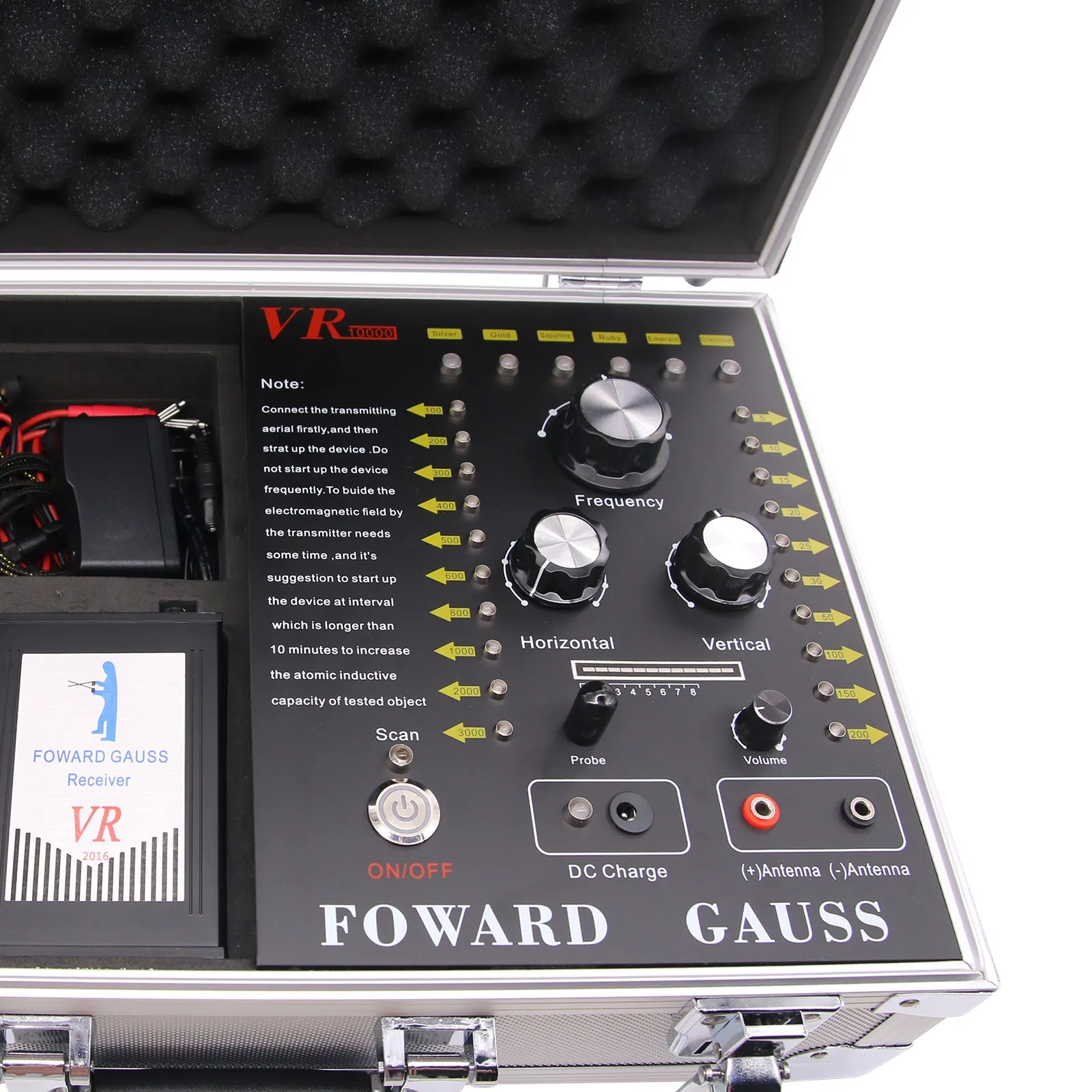 3000 м дальний подземный металлоискатель золотого серебряного изумрудного рубина