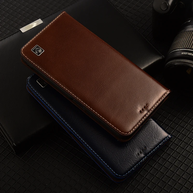 Флип-чехол из натуральной кожи для Honor Play 3 4 4T 5 5T 6C 6T 7T 8T Pro чехлы-бумажники ручной