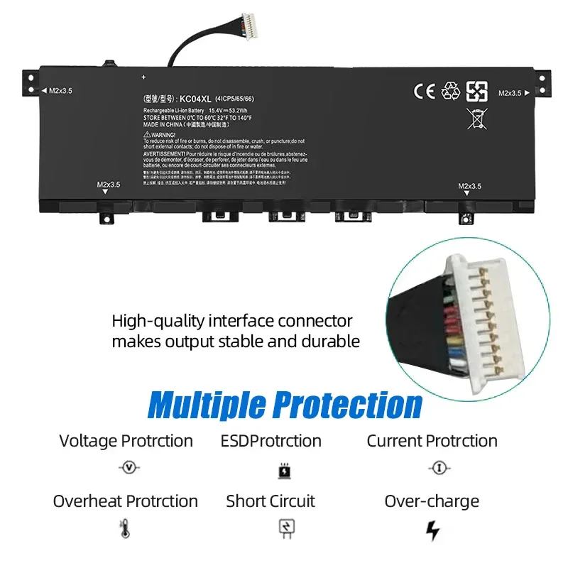 Фото Аккумулятор SKOWER 15.4V 53.2Wh KC04XL для HP Envy X360 13-AG 13M-AQ 13-AH 13-AQ0010TU 13-AH0010TX HSTNN-DB8P HSTNN-IB8K L08544-2B1 №4