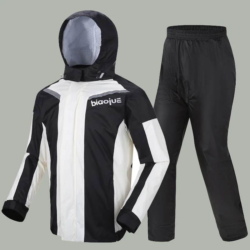 

Waterproof Man Rain Motorcyclist Rain Coat Kids Biker Camping Raincoat Moto Bicycle Hood Capa Chuva Motociclista Rain Gear