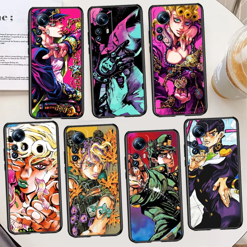 

Anime JoJos Bizarre Adventure Black Phone Case For Xiaomi Mi 13 12 Lite 12T Pro 12X 12S 11 11T 11i 10T 10 9 Ultra 5G