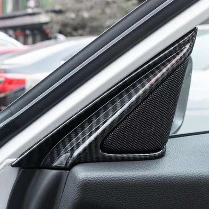 

For Honda Accord 10th 2018-2020 Car Accessories Steel Front Door Column Trim Cover Frame Sticker Interior Decoration