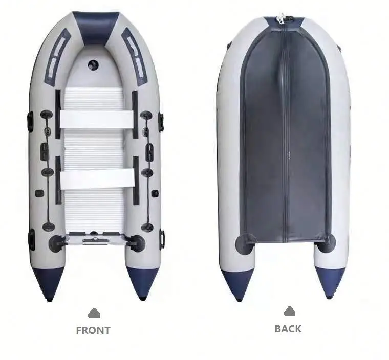 

OEM ODM Factory PVC Inflatable Boat 0.9mm 1.2mm Air Deck Aluminum Deck fishing Boat