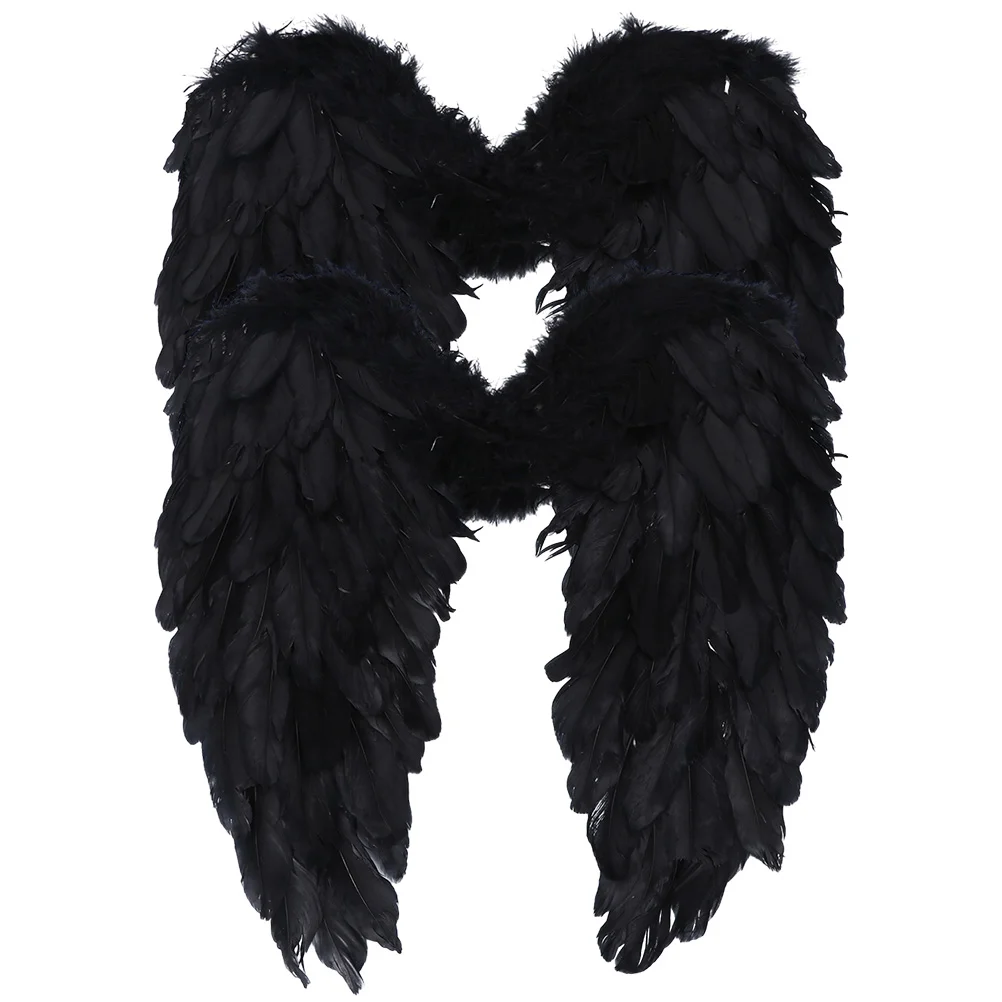 

Large Angel Costume Wings Plumage Cosplay Wings Prop Feather Wings Adult Children Christmas Stage Performance Decor