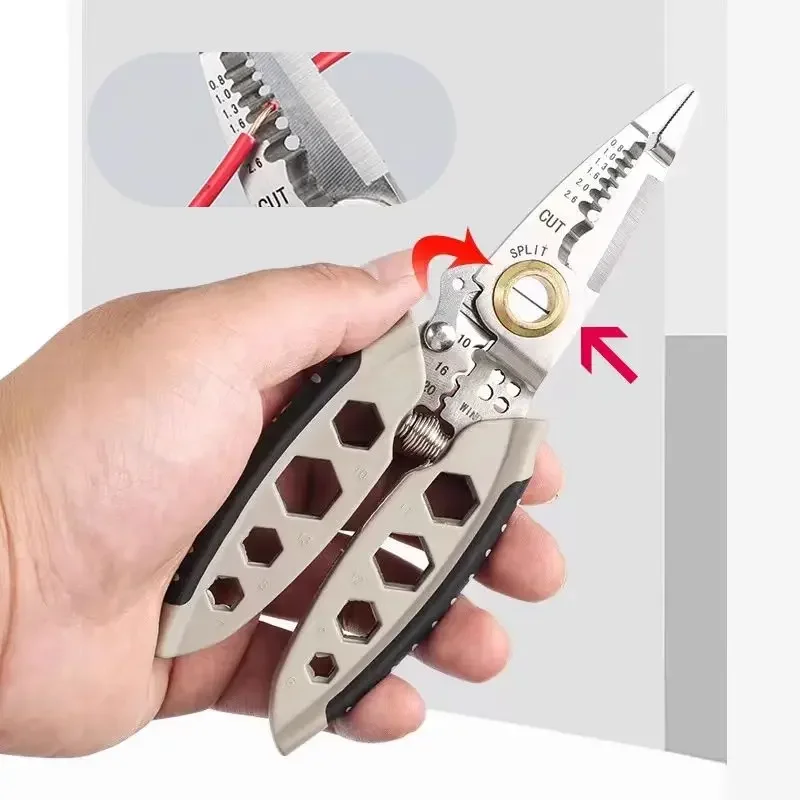 

Многоцелевой инструмент для зачистки электрика 7-дюймовые щипцы профессиональный ручной инструмент Кабельные резаки подарок плоскогубцы для зачистки проводов