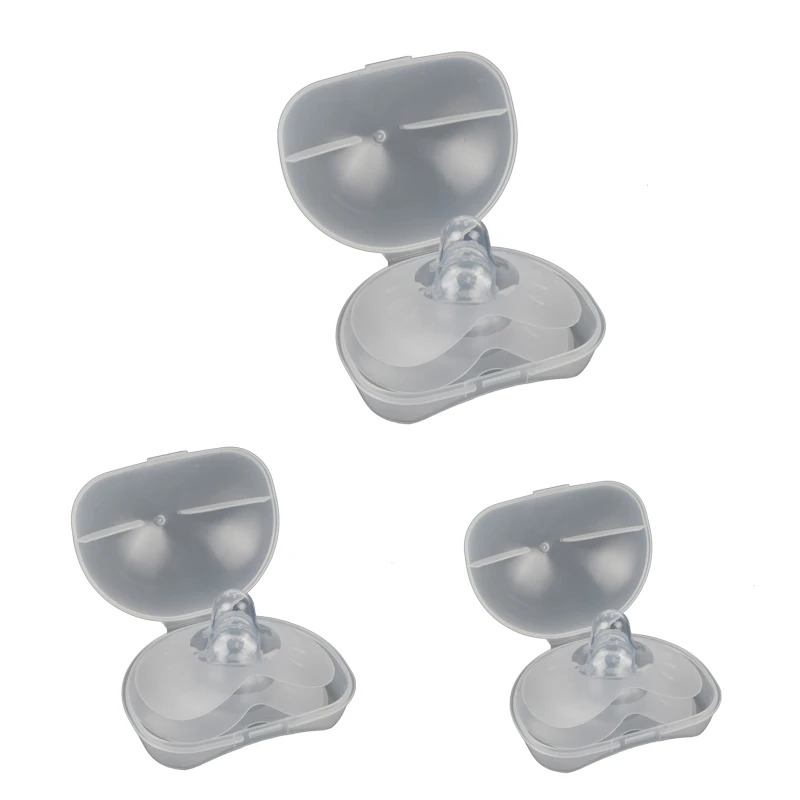 

New 2pcs Silicone Nipple Protectors Feeding Mothers Nipple Shields for PROTECTION Co