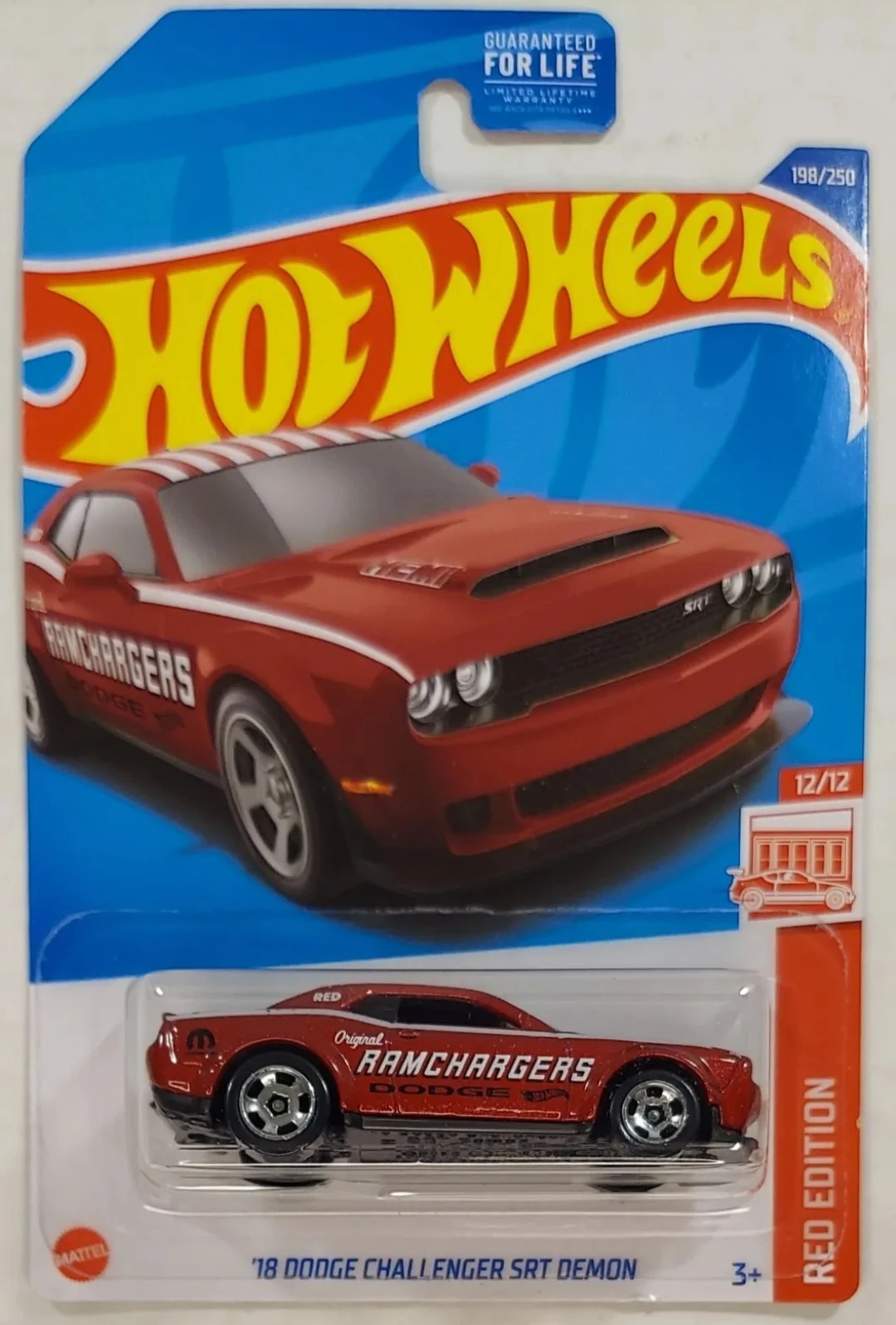 

HOT WHEELS 1:64 18 Dodge Challenger srt Demon limited collection of die cast alloy trolley model ornaments