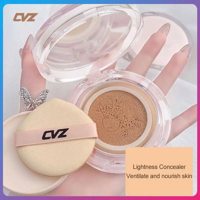 

CVZ Soft Elastic Moisturizing Cushion Concealer Long-lasting Brightening Cover Makeup Waterproof BB Cream Cushion Cosmetic TSLM1