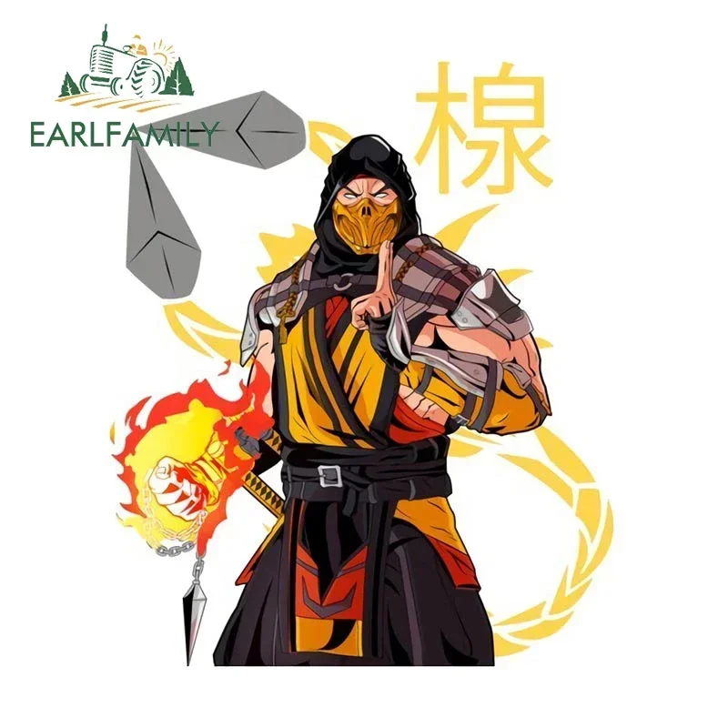 

EARLFAMILY 13 см x 9,9 см копье скорпиона мортальная Kombat Kitana автомобильные наклейки видеоигра наклейка для ноутбука бампера автомобильные аксессуары