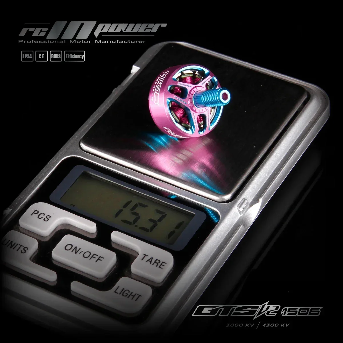 RCINPOWER GTS V2 1506 Бесщеточный двигатель 4300KV 4S 3000KV 6S LIPO (art.: 3920ceae6ee4f) - 3920ceae6ee4f