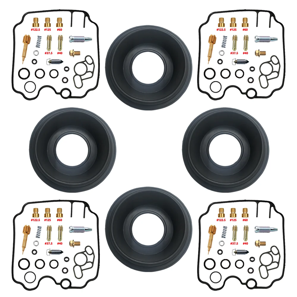 

FZR 1000 FZR1000 EXUP 1989-1995 Ремкомплект карбюратора Комплект для восстановления Вакуумная диафрагма и поплавковый комплект