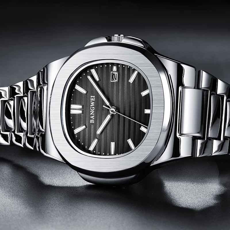 Lige Женские модные кварцевые наручные часы с ударопрочным корпусом из