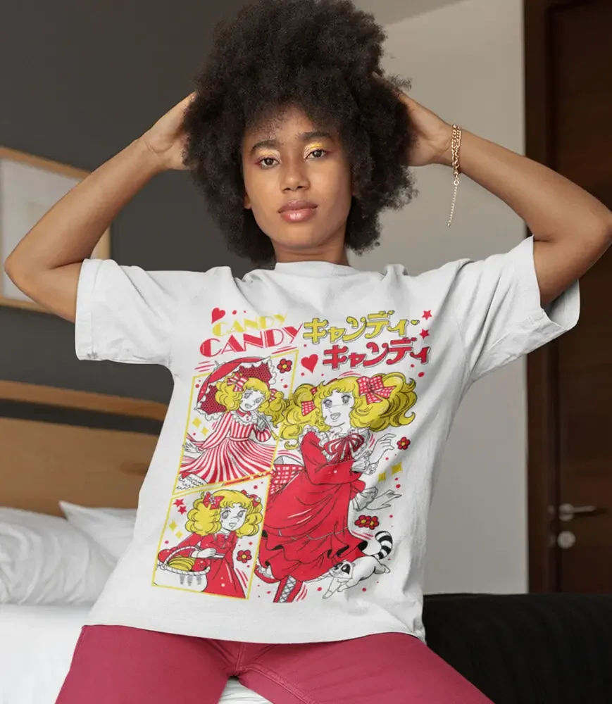 Футболка с конфетами шодзё riyoko ikedarose of versailles рубашка каваи все размеры