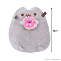 1pc cartoon cat plush toys for children donuts cat kawaii cookie ice cream style plush soft stuffed toys soft animal doll toys