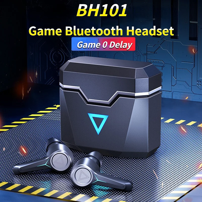 

BH101 True Wireless Headphones In-ear Bluetooth Gaming Headset Sport Earphones Active Noice Cancelling with Microphone Earpods
