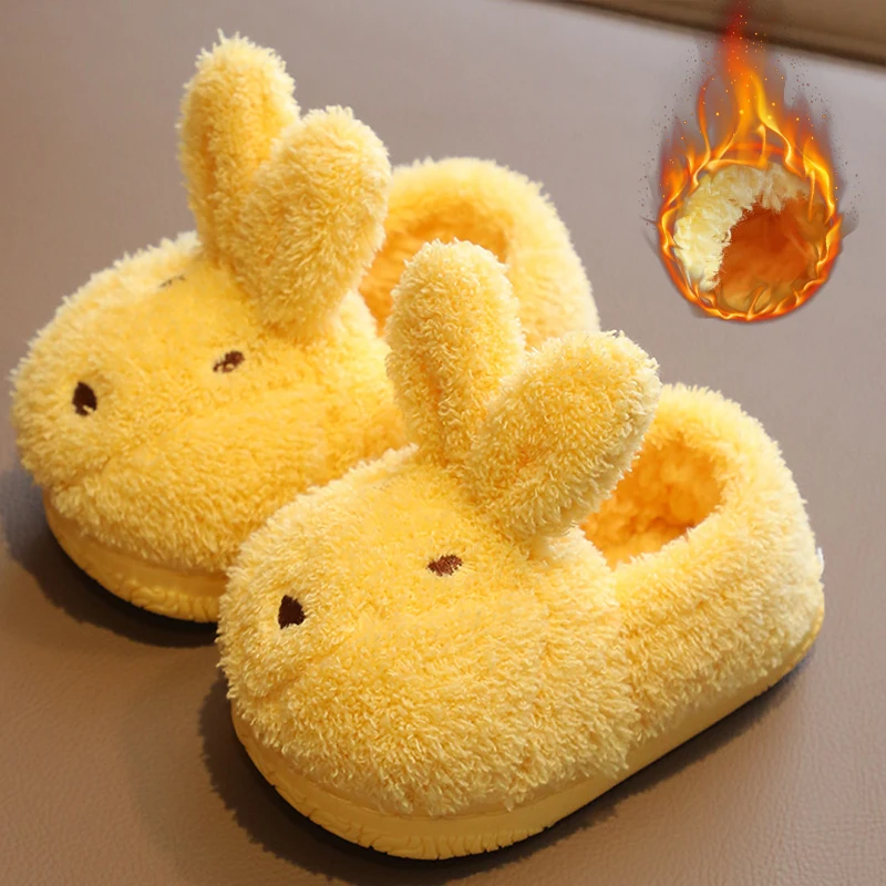 

Children Slippers Non Slip Flip Flops Girls Casual Cotton Shoes House Indoor Shoes Boys Cartoon Warm Winter Slipper Kids
