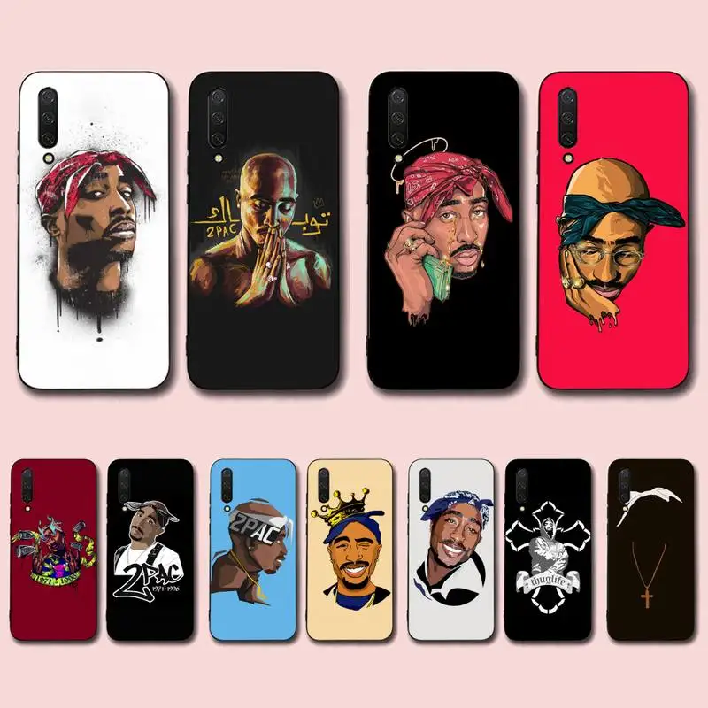 

LVTLV 2pac Tupac Amaru Phone Case for Xiaomi mi 5 6 8 9 10 lite pro SE Mix 2s 3 F1 Max2 3
