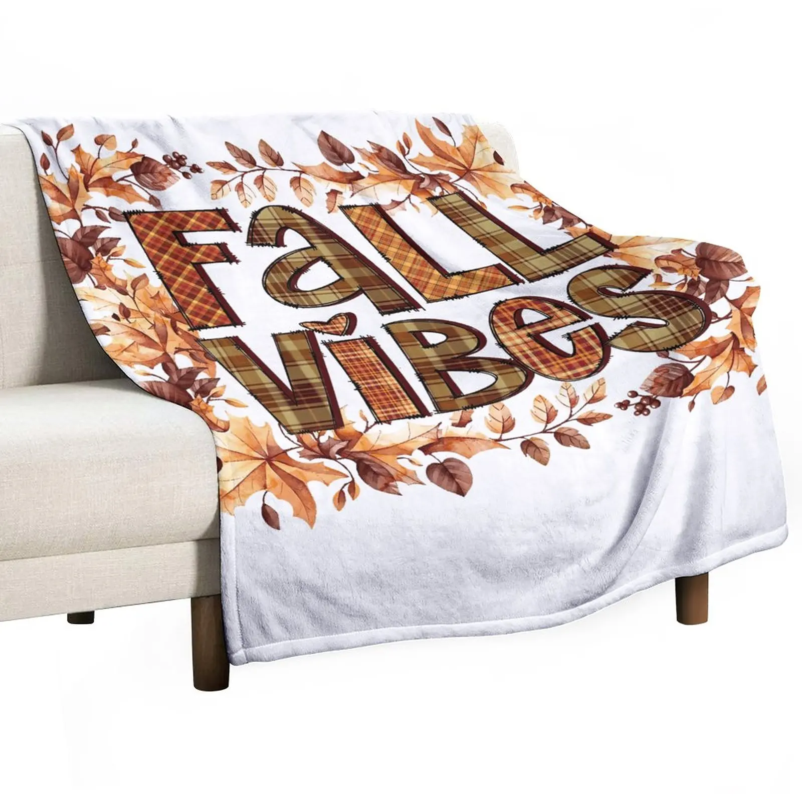 

Throw Blanket Bedding Fleece Blanket Throw Blanket for Couch Sofa Bed Anti-Static Fuzzy Soft Blanket Fall Vibes