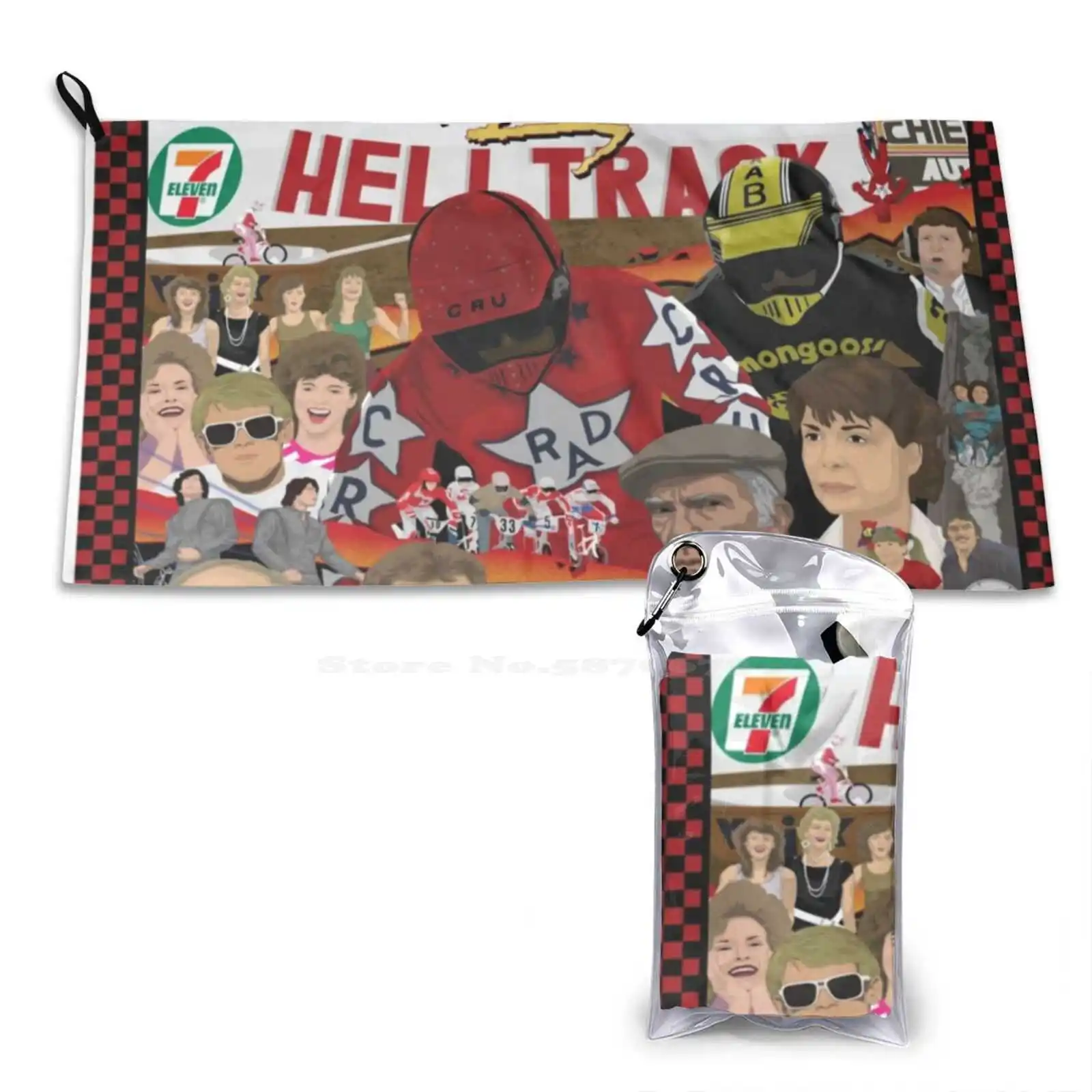 Плакат Rad-Bmx Tribute-полный цвет-все литые мягкие спортивные полотенца на заказ для