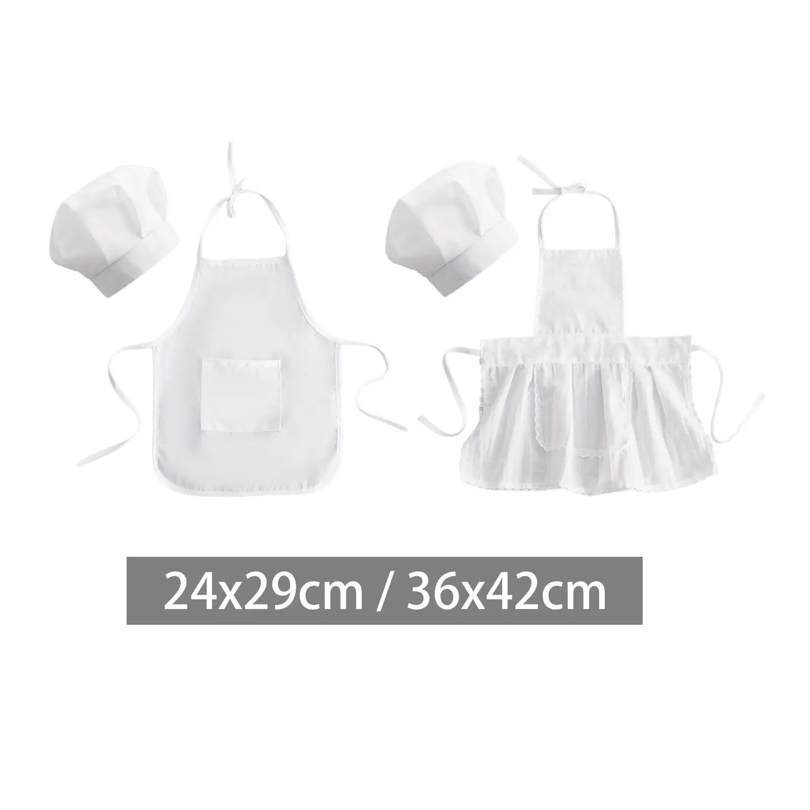 

2pcs/set Baby Chef Apron Hat for Kids Costumes Chef Baby Costume Newborn Photography Prop Newborn Hat Apron