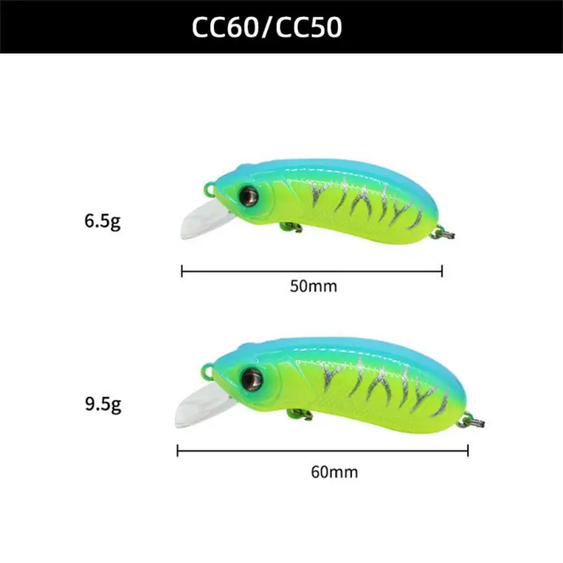 

Bionic Bait Slow Sinking Artificial Freshwater Stream Fishing Single Hook Version Fishing Supplies Luya Bait 7 Colors Fake Bait