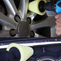 1pc3pcs tire polishing sponge car wheel polishing sponge taper design cleaning supplies durable eco friendly reusable auto tool