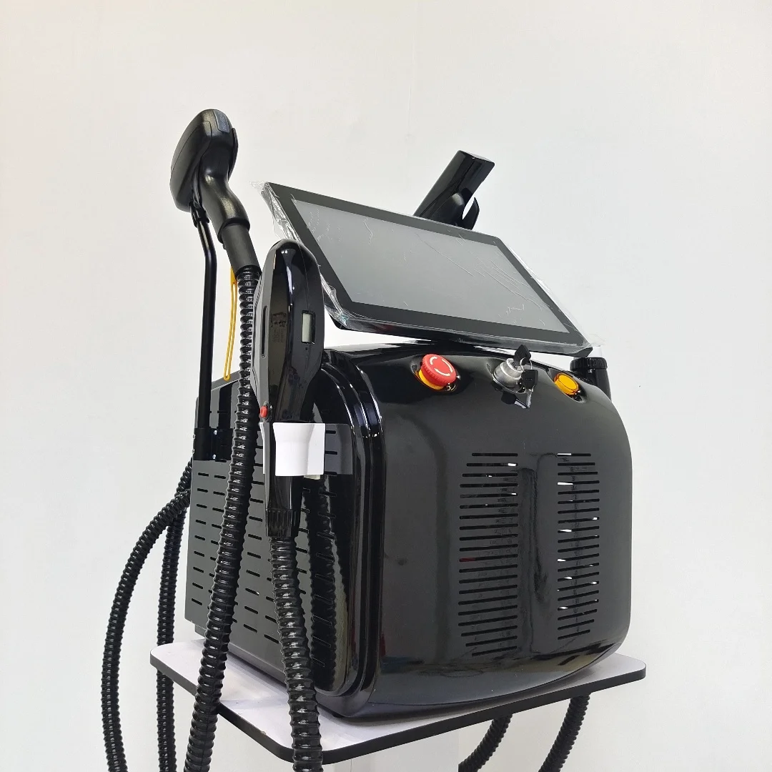 4в1 Сопрано Титан Лед Платиновый Диод 3 Длина Волны Лазер ND:YAG RF IPL OPT Машина