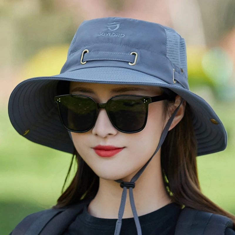 

Women's Bucket Hat Outdoor Cycling Breathable Mesh Solid Fisherman's Hat Travel Anti-UV Sun Hat Wide Brim Boonie Hat Fishing Cap