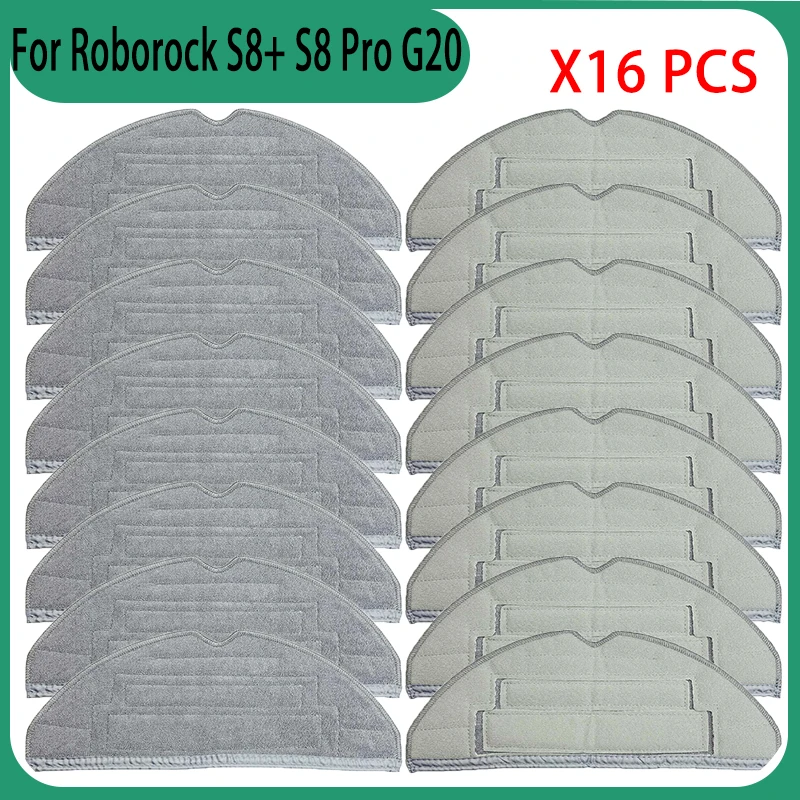 

High Quality Mop Cloth for Roborock S8 S8 PLUS S8+ S8 Pro Ultra G20 Double Vibration Antibacterial Vibrating Mop Rag Accessories