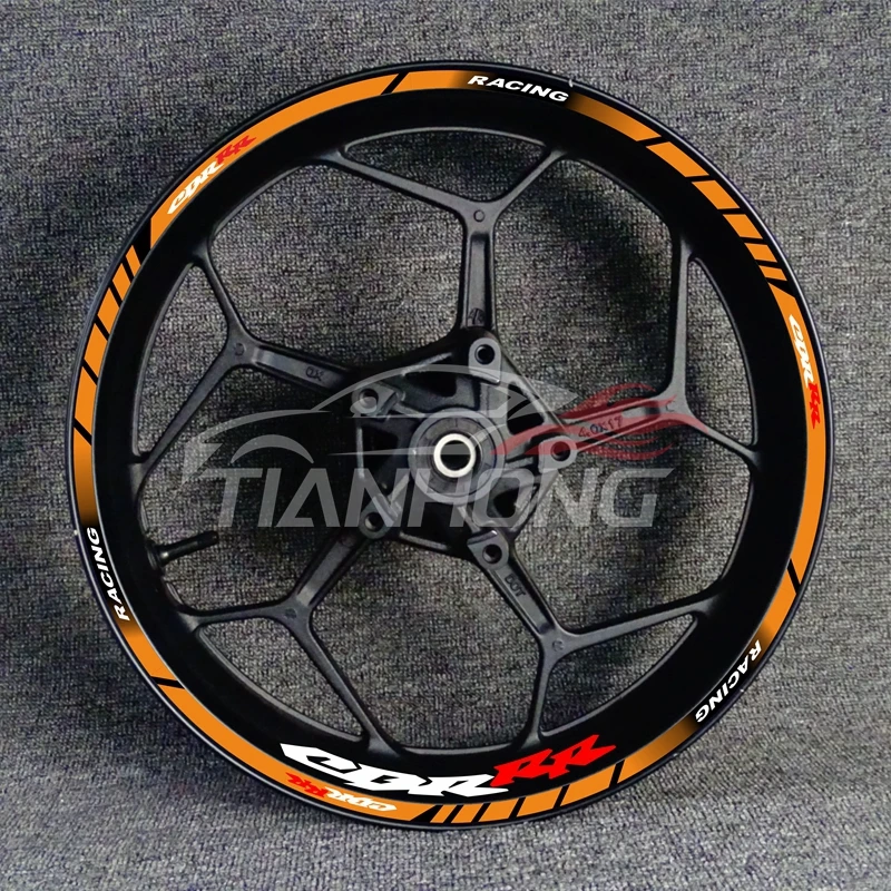 Для Honda HRC CBR1000RR CBR600RR CBR500R CBR300R CBR250R CBR 650R мотоциклетные наклейки на колеса Светоотражающие Полоски обода 17