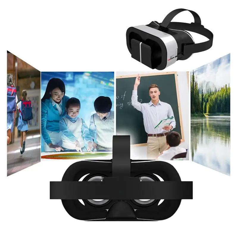 

Phone VR Headset Scalable 3D VR Glasses Headsets For Virtual Reality Cell Phone High-Definition VR Headsets Virtual Reality