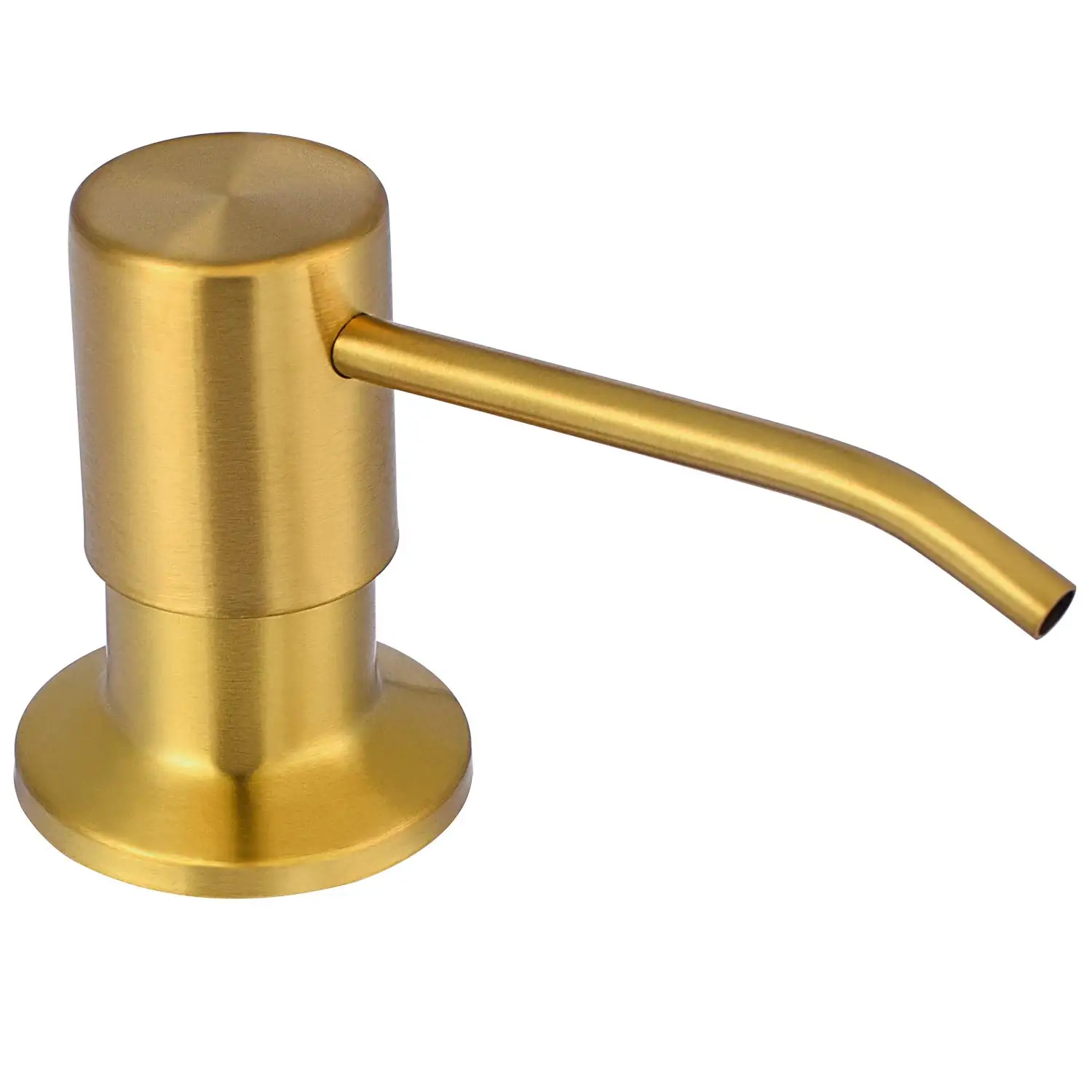 

Soap Dispenser for Kitchen Sink, Premium Stainless Steel Pump Head 200ML Threaded Tube for Granite Thick Deck