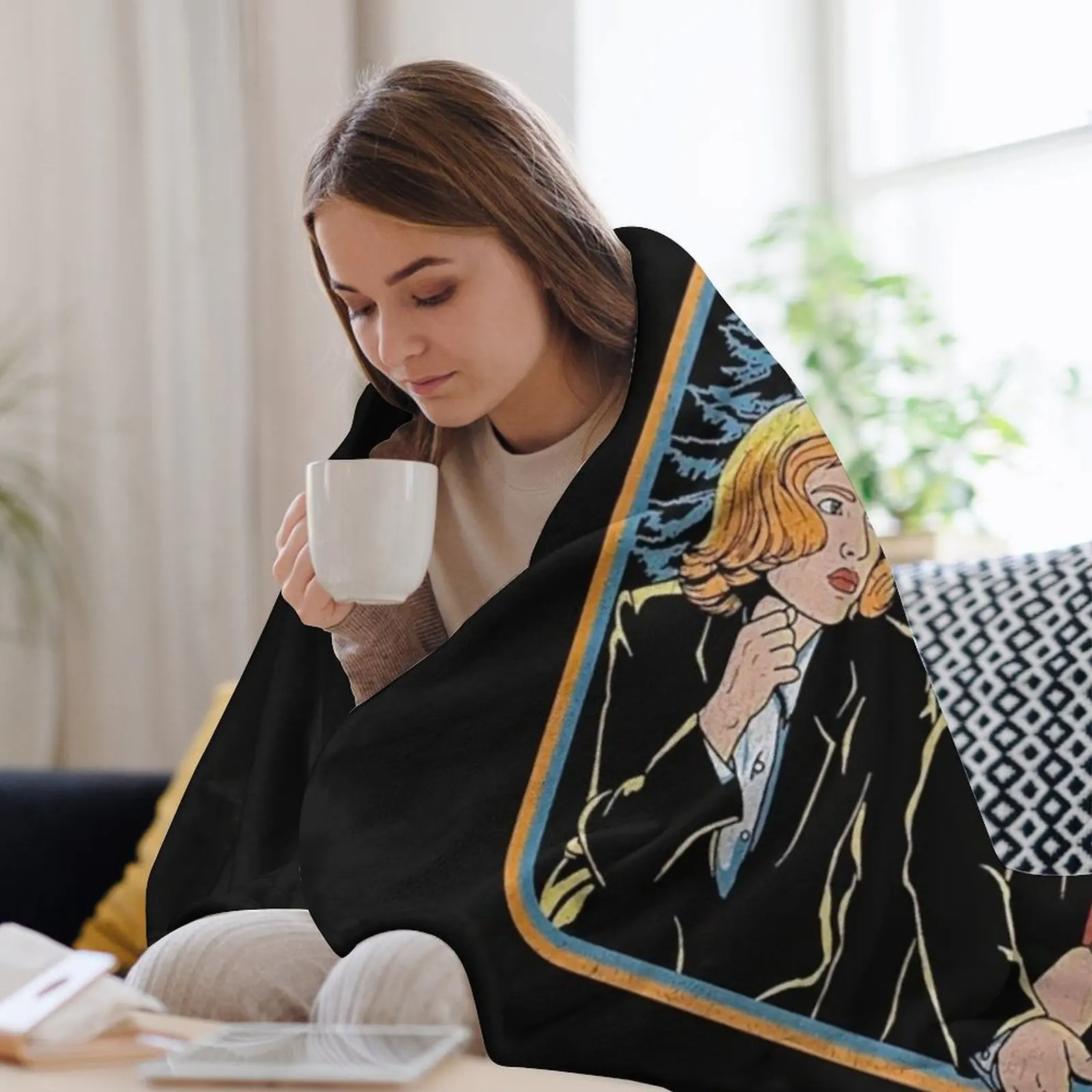 Правда там - X Files забавная классическая футболка одеяло мягкие одеяла для кровати