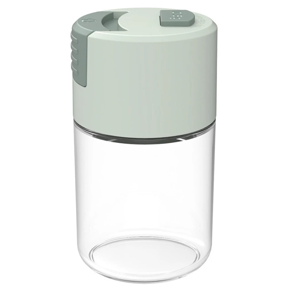 

0.5g Quantitative Salt Shaker Push Type Season Can Pepper Spice Shaker Kitchen Salt Sesame Solid Condiment Seal Bottle Cooking