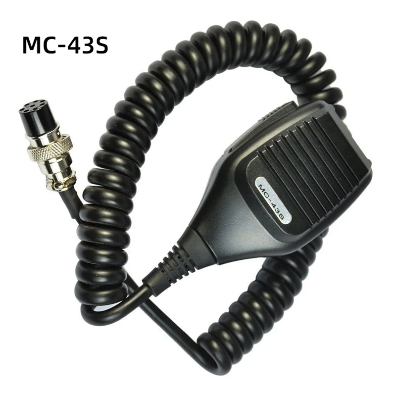 Ручной плечевой динамик MC43S круглый 8-контактный микрофон для Kenwood Radio Walkie Talkie TS-480HX