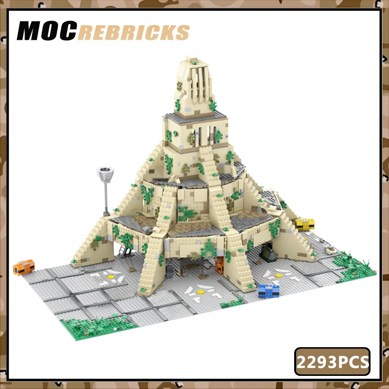 MOC Building Block Yavin IV Rebel Base Военная с интерьером Модульная архитектура модель