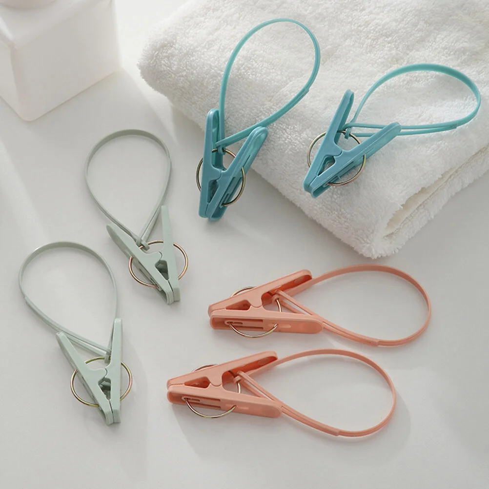 

Rope Socks Drying Clip Clips Hangers Laundry Clothesline Plastic Clamps Windproof