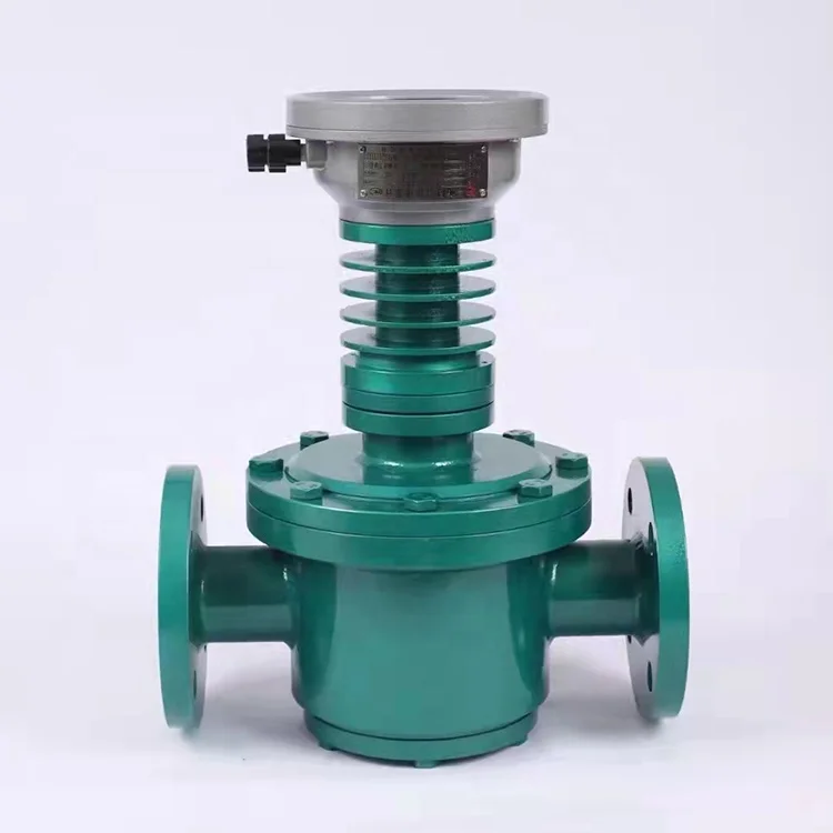 

DN40 Mechanical Fuel Flowmeter Kerosene Viscose Liquid Edible Oil Asphalt Flow Meter Oval Gear Flowmeter