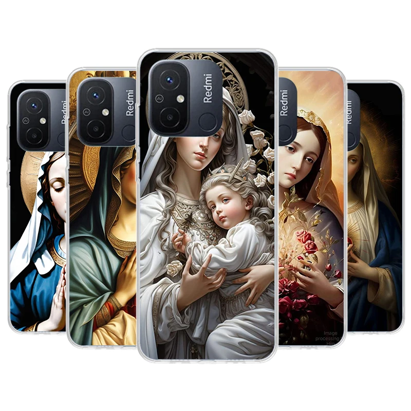 Дева де Гуадалупе Мария чехол для телефона Xiaomi Redmi 12 12C 10 10C 10A 9T 9C 9A 9 8 8A 7 7A 6 6A K20 K30 K40