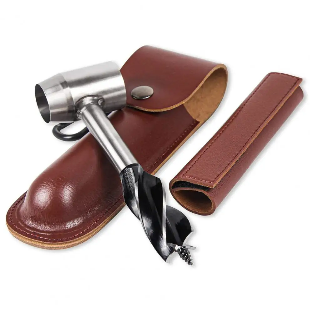 Ручной шнек для выживания портативный твердый кемпинга дрель по дереву высокая