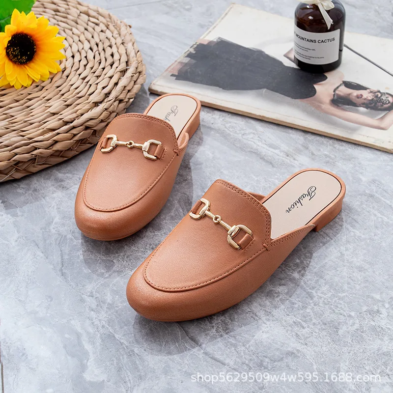 

Полутапочки Yamuda Baotou, женская летняя одежда, сетчатые красные туфли для ленивых, корейская мода, Универсальные женские босоножки, ins