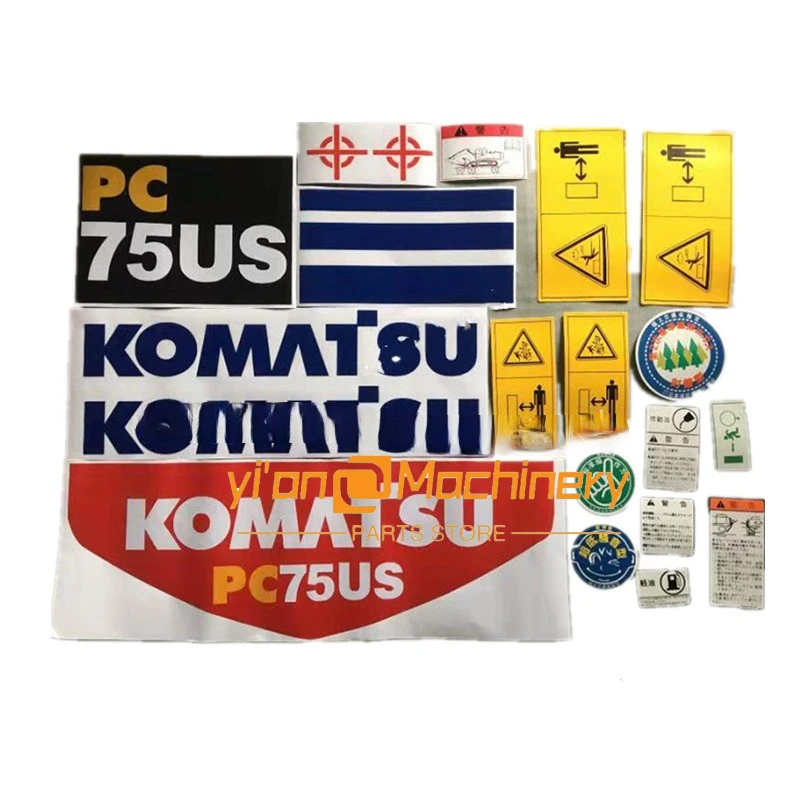 Автомобильная наклейка для Komatsu Pc30/50/55/75/128/228/338 Mr Us Uu переводная картинка