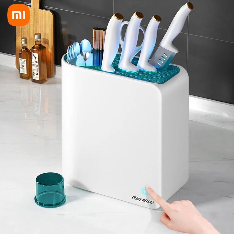 

Xiaomi Youpin Disinfection Knife Holder Kitchen Supplies Chopstick Holder Integrated Multifunctional Kitchen Knife Storage Rack