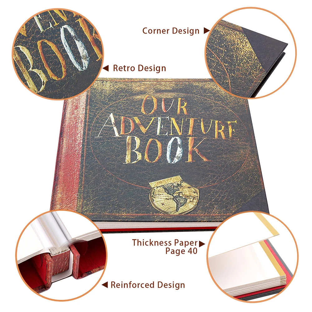 Альбом для фотографий Наше приключение 40 страниц