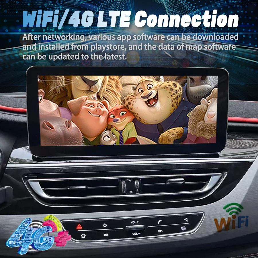 12 3 дюймовый Android 14 экран для Changan CS75 2018-2022 стерео Автомагнитола мультимедийный