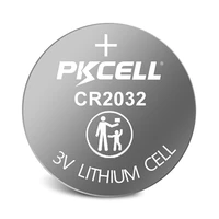 100pcs pkcell cr2032 battery cr 2032 br2032 dl2032 sb t15 ea2032c ecr2032 l2032 3v lithium battery button cell coin pile cr2032