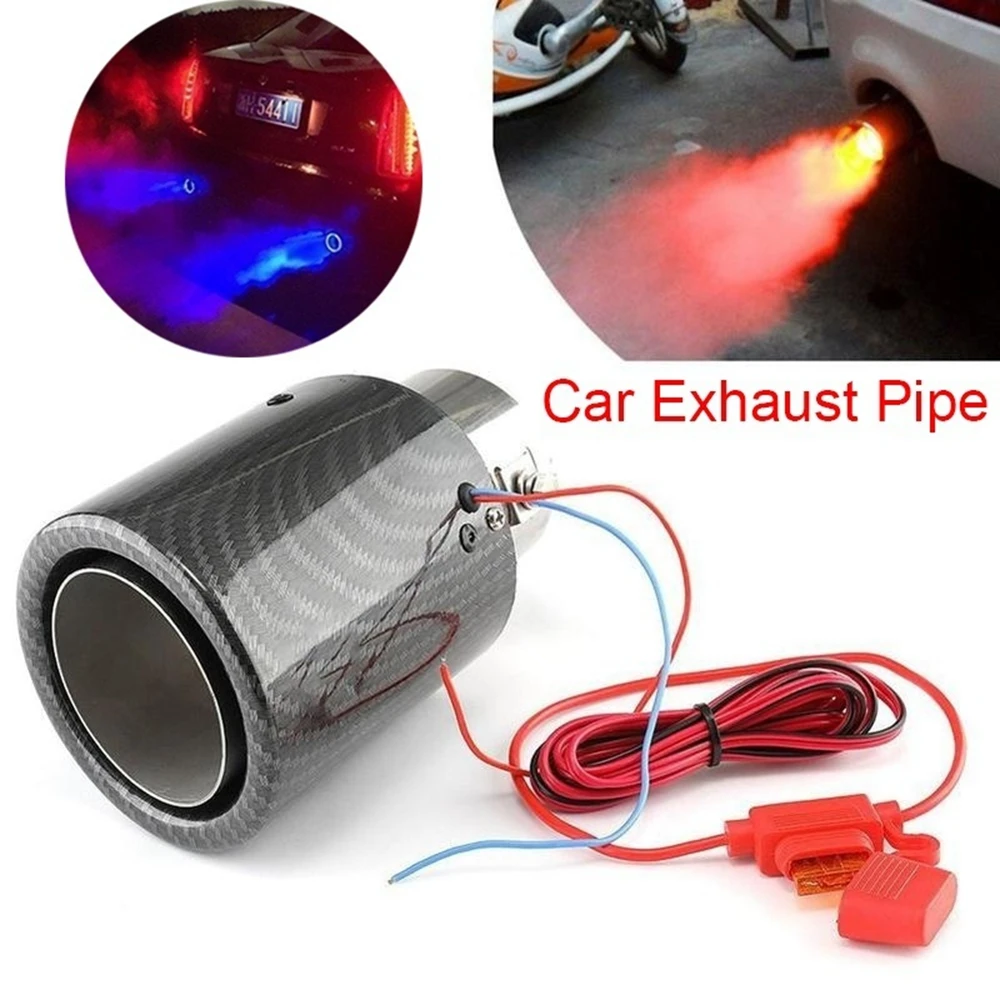 Обновленный универсальный глушитель выхлопной трубы из углеродного волокна 63-65